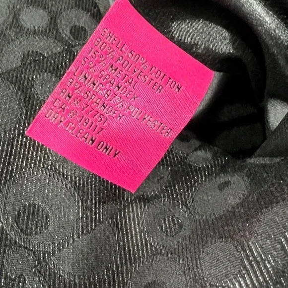 Y2K Betsey Johnson Black Leopard Rockabilly Spaghetti Strap Dress Size 0 - Picture 15 of 15